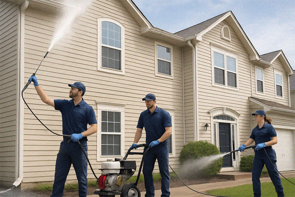 Best Time of Year to Pressure Wash Your House in North Carolina